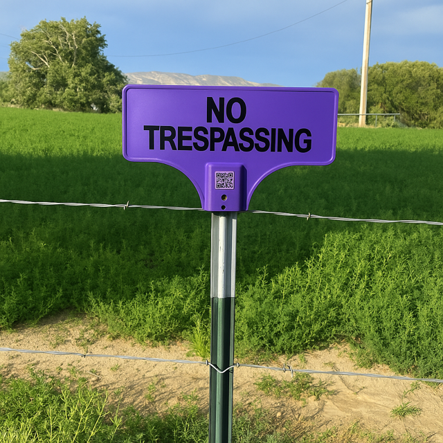 Whack-A-Sign No Trespassing Sign - Box of 10