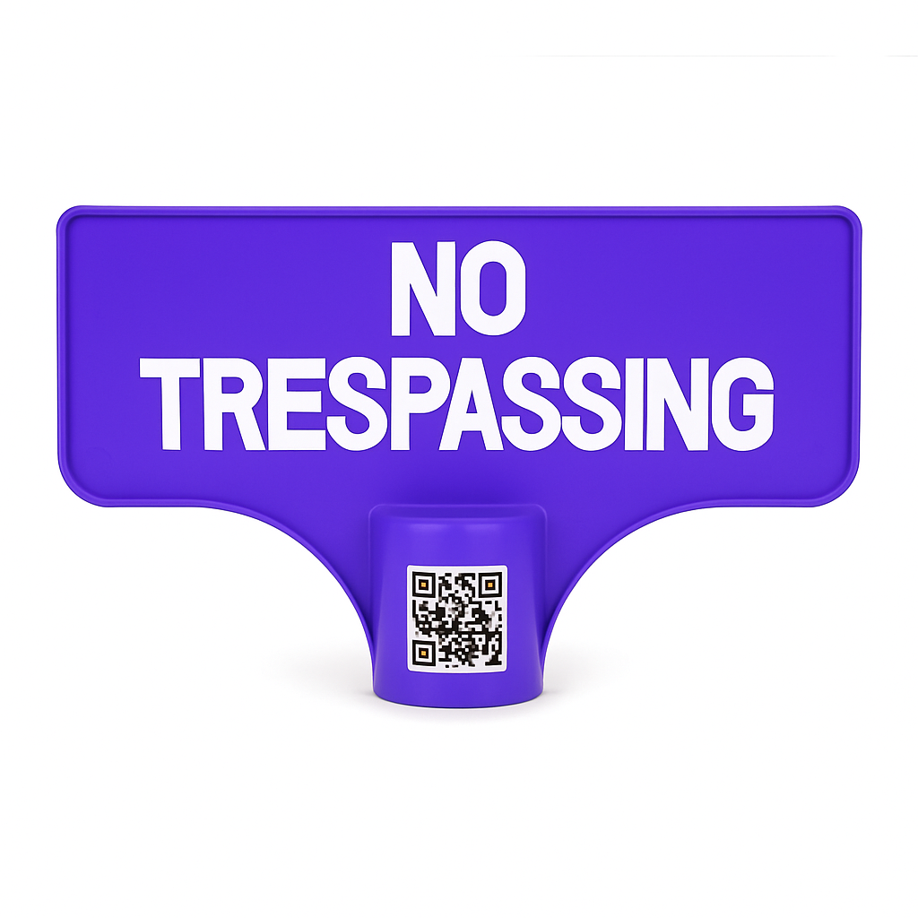 Whack-A-Sign No Trespassing Sign - Box of 10